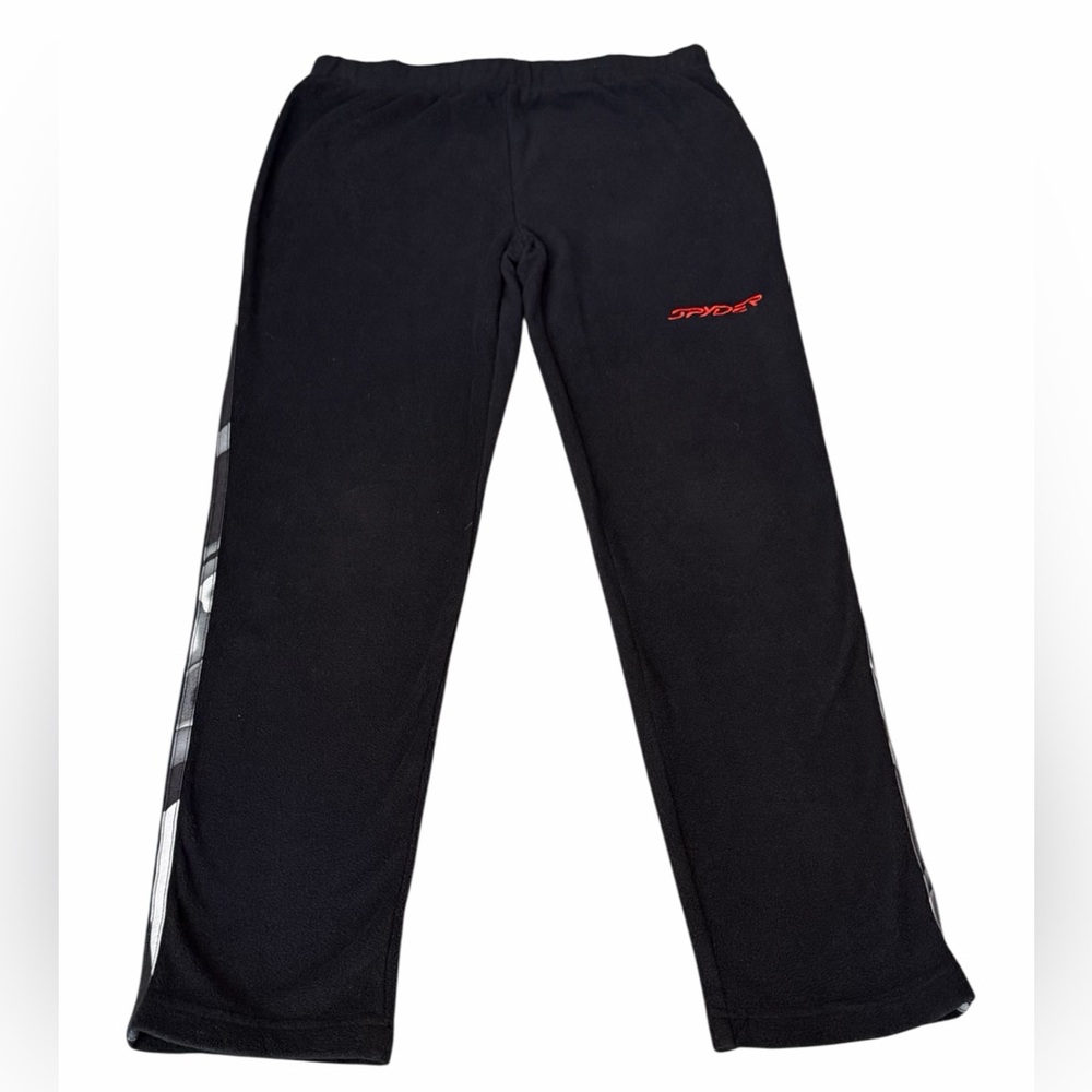 Spyder Boys Black Fleece Pants‎ Size Large (10-12)